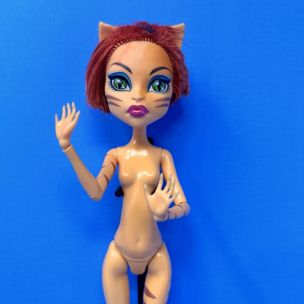 Monster‎ High Toralei Stripe Doll Freaky Field Trip Mattel Rare Toy Figure 2011